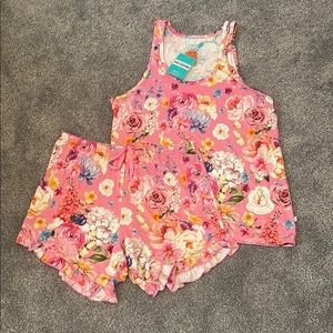 Floral Pink Sleepwear Set